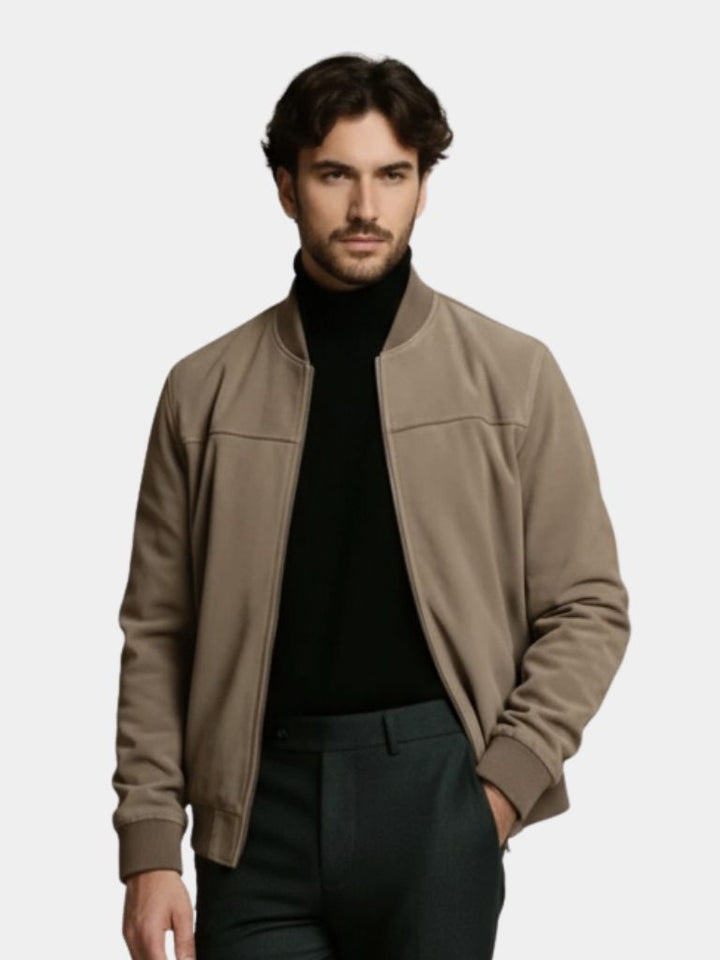 Darian | Chaqueta Bomber de Ante Premium