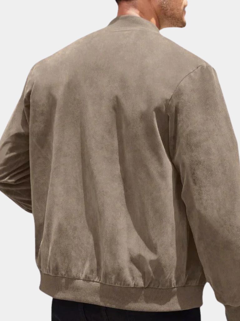 Darian | Chaqueta Bomber de Ante Premium