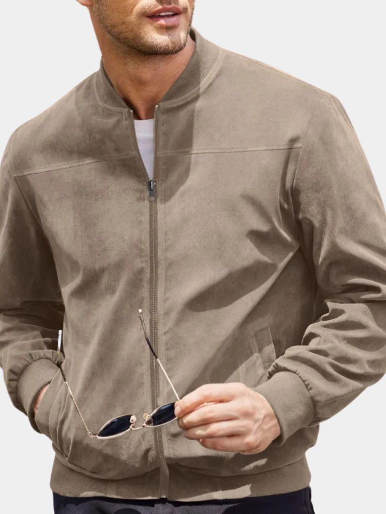Darian | Chaqueta Bomber de Ante Premium