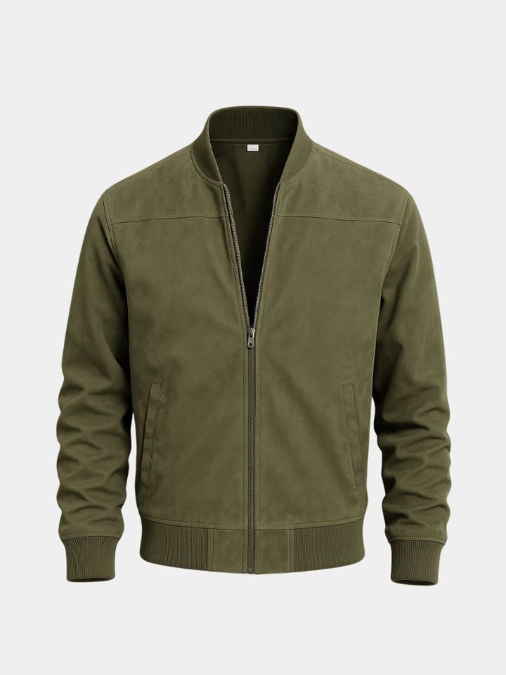 Darian | Chaqueta Bomber de Ante Premium